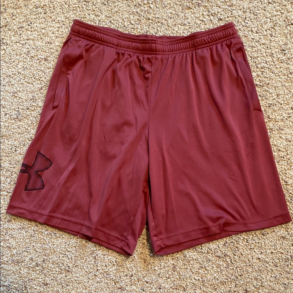 Under Armour Men's Red Athletic Shorts